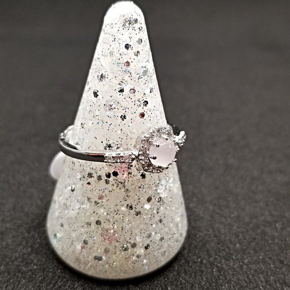 Quartz Ring Pink Size 10 Ring Bomb Party - Picture 3 of 6